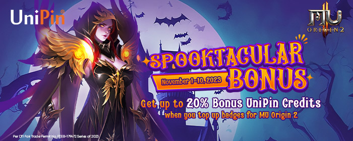 MU Origin 2 Spooktacular Bonus! (PH)